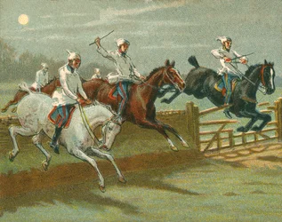 Races Historic and Modern, The First Steeplechase on Record, With Apologies to H Alken